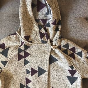 The North Face fleece button up sweatshirt